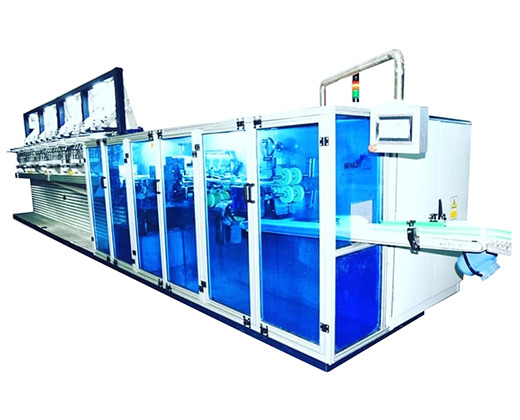 Wet towel packaging machine
